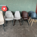 Ca. 11x Mixpartij eetkamerstoelen, Dutchbone, Zuiver En Byfonq, Bruin